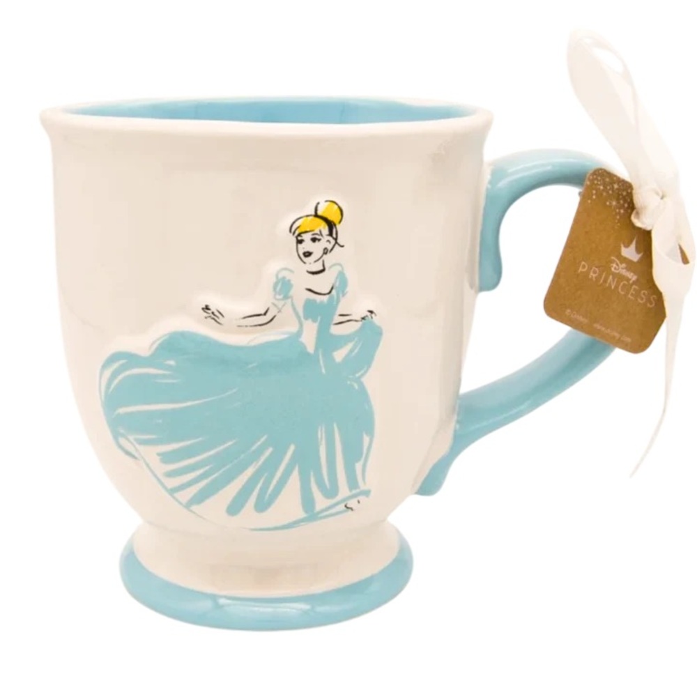 Disney Princess Blue and White Mug
